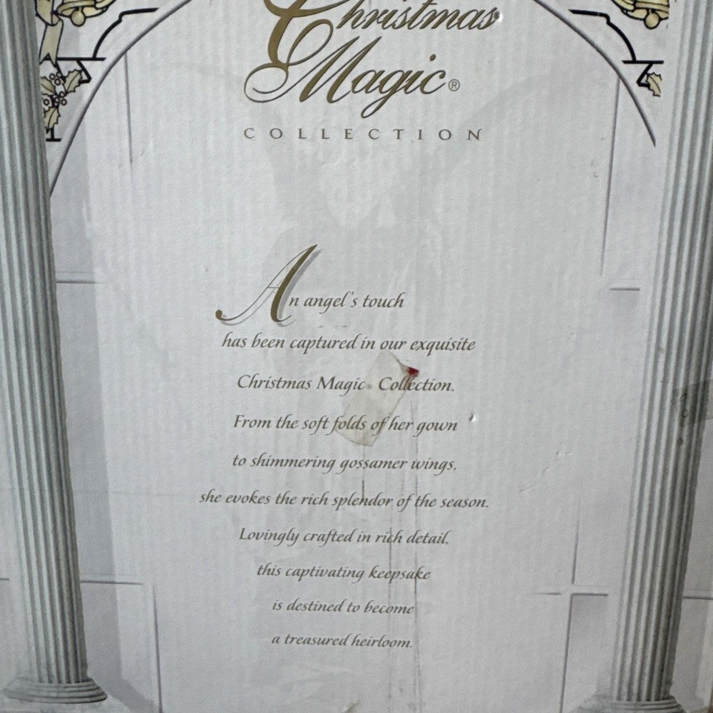 Vintage 1997 Trendmasters Christmas Magic Collection 12" Angel Tree Topper NIB - Picture 5 of 8